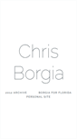 Mobile Screenshot of chrisborgia.com